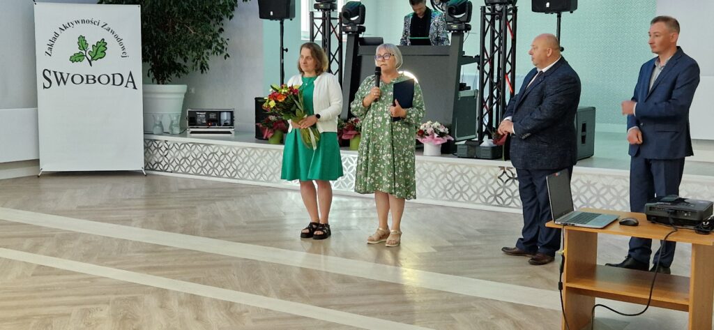 Przemowa pani kierownik z ROPS Poznań