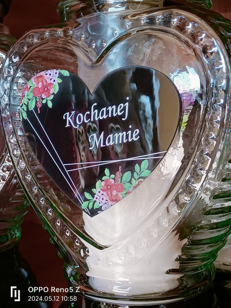 znicz "Kochanej mamie"